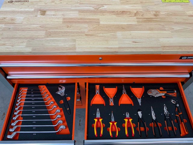 Daewoo damw387 gereedschapswagen 387-delig - afbeelding 2 van  23