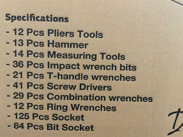 Daewoo damw387 gereedschapswagen 387-delig - afbeelding 17 van  23