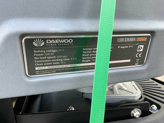 Daewoo dsd600 vloer schrobmachine - afbeelding 2 van  11