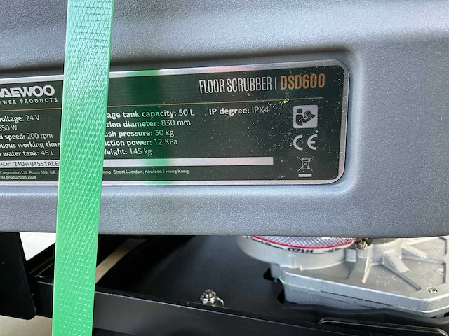 Daewoo dsd600 vloer schrobmachine - afbeelding 3 van  11