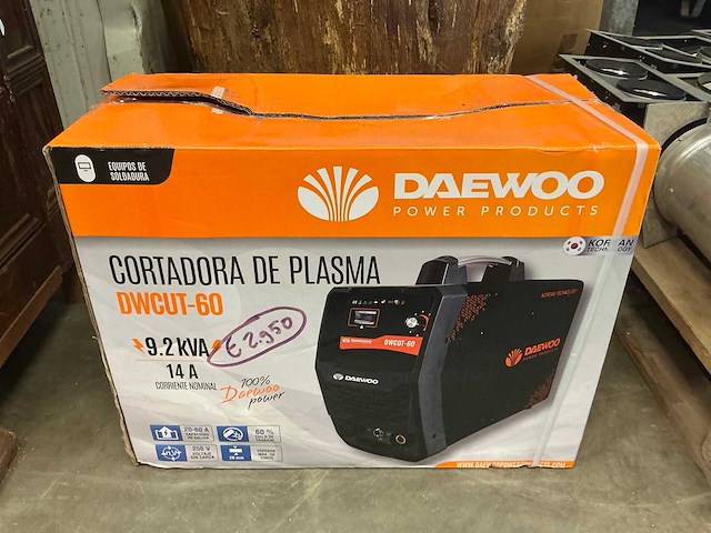 Daewoo dwcut-60 plasmasnijmachine ongebruikt - afbeelding 1 van  13