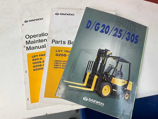 Daewoo g25s-2 - vorkheftruck triplex - freelift - sideshift - 2002 uur - afbeelding 6 van  16