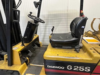 Daewoo g25s-2 - vorkheftruck triplex - freelift - sideshift - 2002 uur - afbeelding 15 van  16