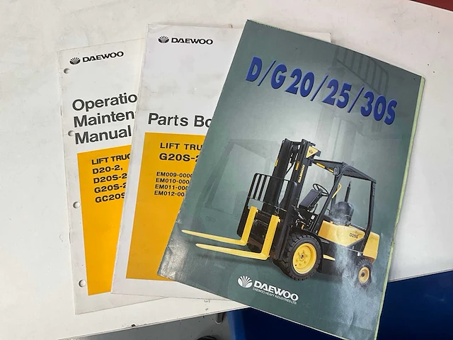 Daewoo g25s-2 - vorkheftruck triplex - freelift - sideshift - 2002 uur - afbeelding 5 van  16