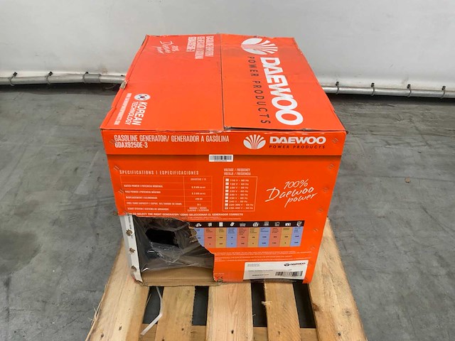 Daewoo gdax9250e-3 stroomgenerator - afbeelding 3 van  6