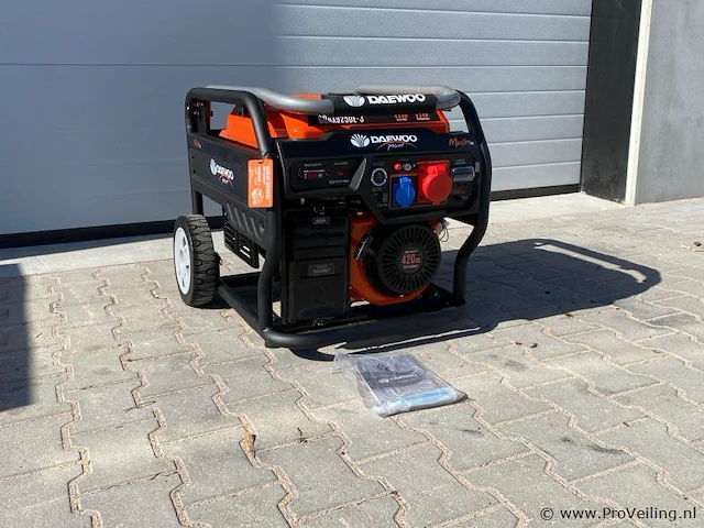 Daewoo gdax9250e benzine stroomgenerator - afbeelding 1 van  5