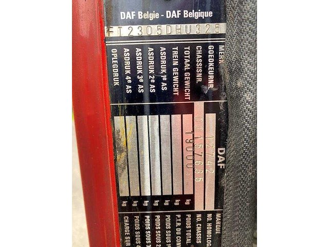 Daf - 1978 - 2300 trekker ft2305 - vrachtwagen - afbeelding 3 van  31
