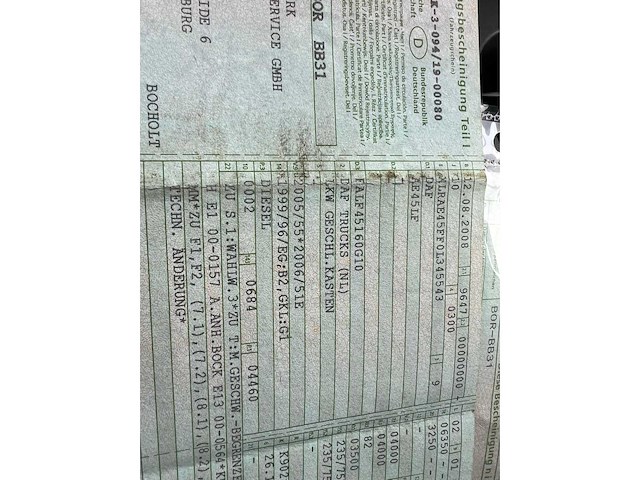 Daf - 45 lf - vrachtwagen - euro 5 - 2007 - afbeelding 8 van  14