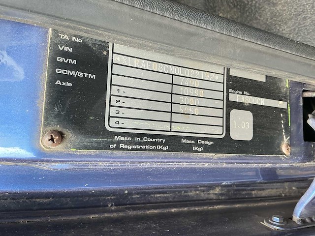 Daf - ae08cn - gesloten vrachtwagen / paardenwagen - afbeelding 18 van  40