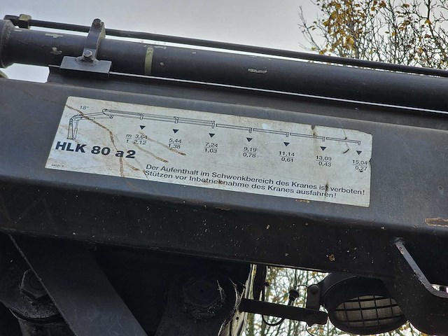 Daf - ae45/150 ti - met mkg laadkraan met roterende knijper en kipper - eerste eigenaar - 131699km - apk 8-2026 - afbeelding 5 van  65