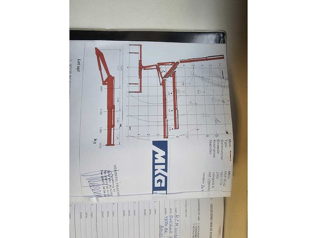Daf - ae45/150 ti - met mkg laadkraan met roterende knijper en kipper - eerste eigenaar - 131699km - apk 8-2026 - afbeelding 48 van  65