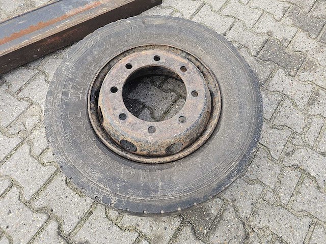 Daf - ae45/150 ti - met mkg laadkraan met roterende knijper en kipper - eerste eigenaar - 131699km - apk 8-2026 - afbeelding 62 van  65