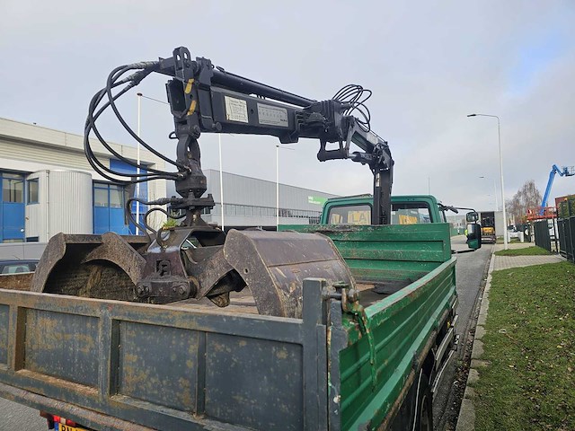Daf - ae45/150 ti - met mkg laadkraan met roterende knijper en kipper - eerste eigenaar - 131699km - apk 8-2026 - afbeelding 3 van  65