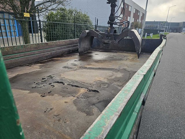 Daf - ae45/150 ti - met mkg laadkraan met roterende knijper en kipper - eerste eigenaar - 131699km - apk 8-2026 - afbeelding 9 van  65