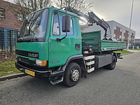 Daf - ae45/150 ti - met mkg laadkraan met roterende knijper en kipper - eerste eigenaar - 131699km - apk 8-2026