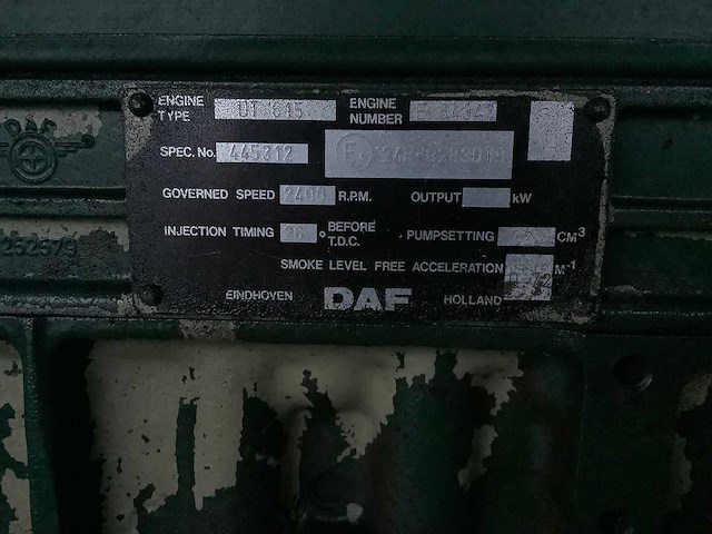 Daf - bt 615 - beregeningspomp - afbeelding 8 van  9