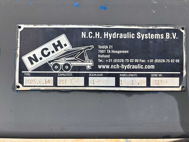 Daf - cf 85 410 - kabelsysteem - container vrachtwagen - afbeelding 8 van  14