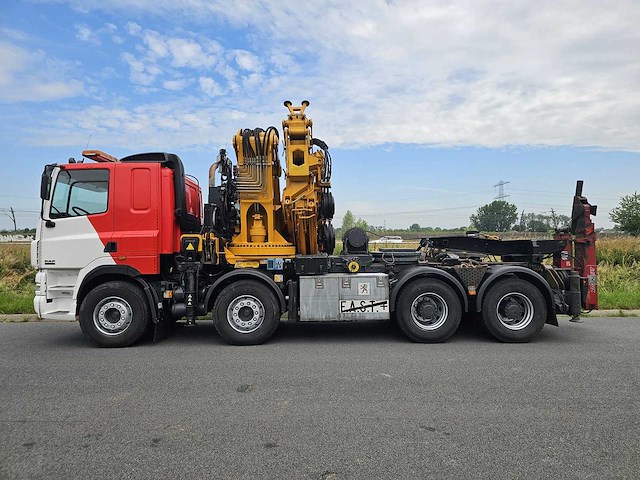 Daf - fad 85 cf 430 8x4 bergingswagen met effer 125 tonmeter laadkraan + fly-jib - afbeelding 12 van  47