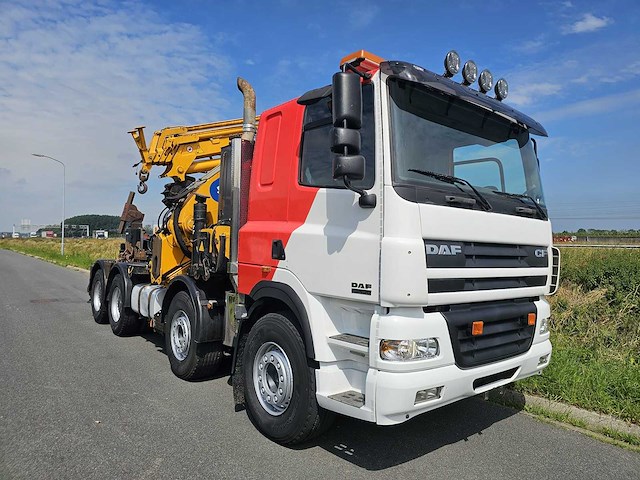 Daf - fad 85 cf 430 8x4 bergingswagen met effer 125 tonmeter laadkraan + fly-jib - afbeelding 18 van  20