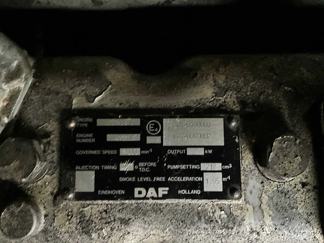 Daf - ws268g - dieselmotor met ombouw - afbeelding 19 van  19