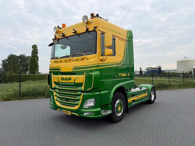 Daf - xf 480 ft - smart tacho - leren stoelen - pto - alcoa - 2018 - vrachtwagen - afbeelding 1 van  21