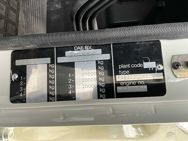 Daf 3300ati vrachtwagen - afbeelding 31 van  37
