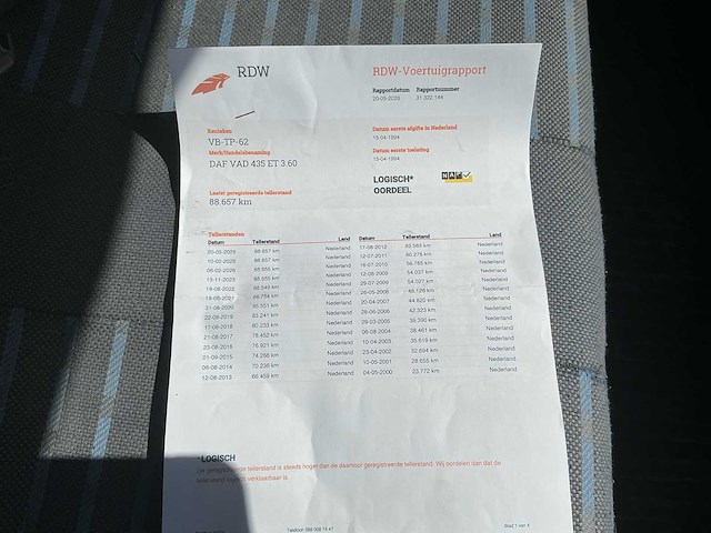Daf 400-serie 2.5 va 435 et 360 veewagen/paardenwagen - afbeelding 13 van  47