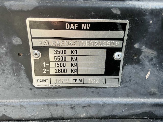 Daf 400-serie 2.5 va 435 et 360 veewagen/paardenwagen - afbeelding 42 van  47