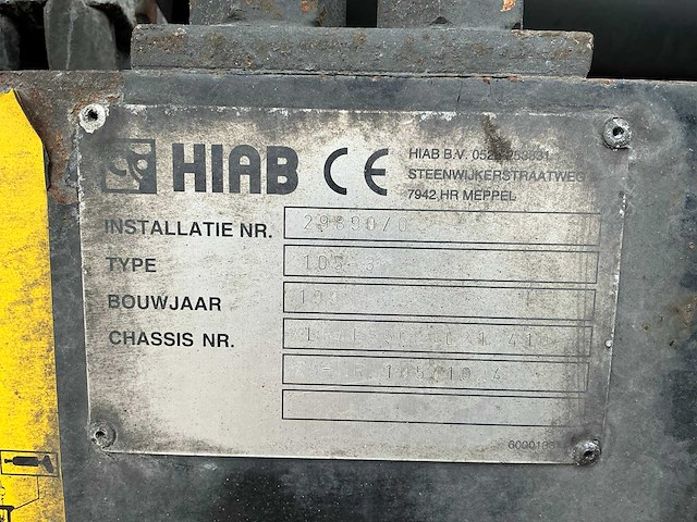 Daf ae 55 ce vrachtwagen met hiab kraan - afbeelding 8 van  101