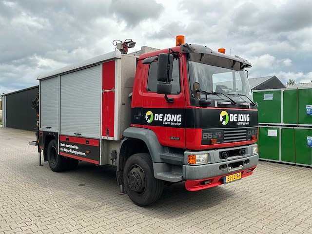 Daf ae 55 ce vrachtwagen met hiab kraan - afbeelding 26 van  101
