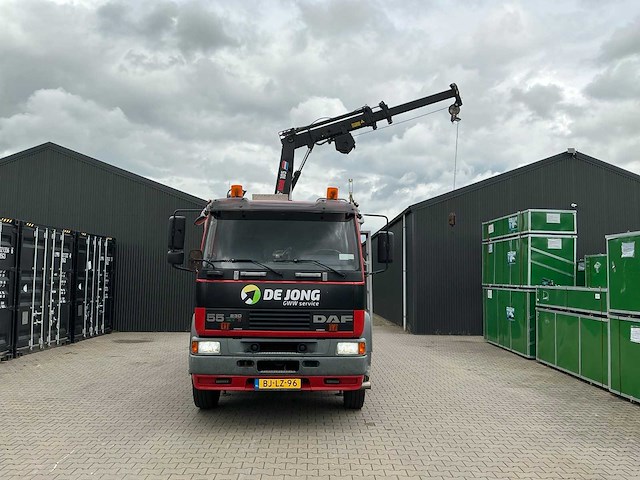 Daf ae 55 ce vrachtwagen met hiab kraan - afbeelding 94 van  101