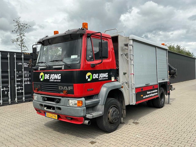 Daf ae 55 ce vrachtwagen met hiab kraan - afbeelding 15 van  102