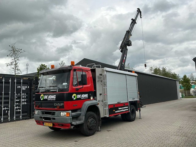Daf ae 55 ce vrachtwagen met hiab kraan - afbeelding 85 van  102