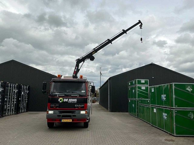 Daf ae 55 ce vrachtwagen met hiab kraan - afbeelding 91 van  102