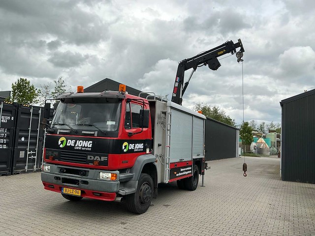Daf ae 55 ce vrachtwagen met hiab kraan - afbeelding 96 van  102