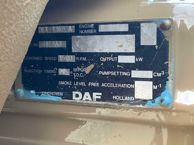 Daf dkx1160a noodstroomaggregaat - afbeelding 14 van  22