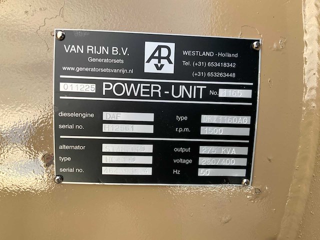 Daf dkz1160ag noodstroomaggregaat - afbeelding 18 van  26