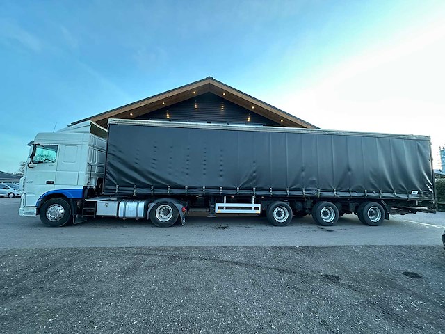 Daf xf 440 ft met zeiloplegger en laadklep 21-bvj-9 / oh-95-ng - afbeelding 12 van  25