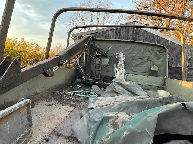 Daf ya 328 oldtimer 6x6 aangedreven wegenbelasting en apk vrij diesel motor! - afbeelding 12 van  35