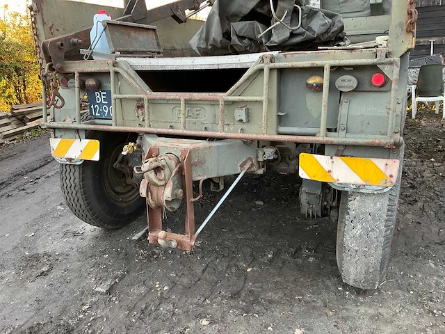 Daf ya 328 oldtimer 6x6 aangedreven wegenbelasting en apk vrij diesel motor! - afbeelding 14 van  35