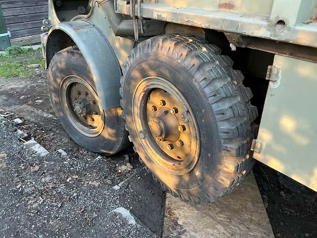 Daf ya 328 oldtimer 6x6 aangedreven wegenbelasting en apk vrij diesel motor! - afbeelding 17 van  35