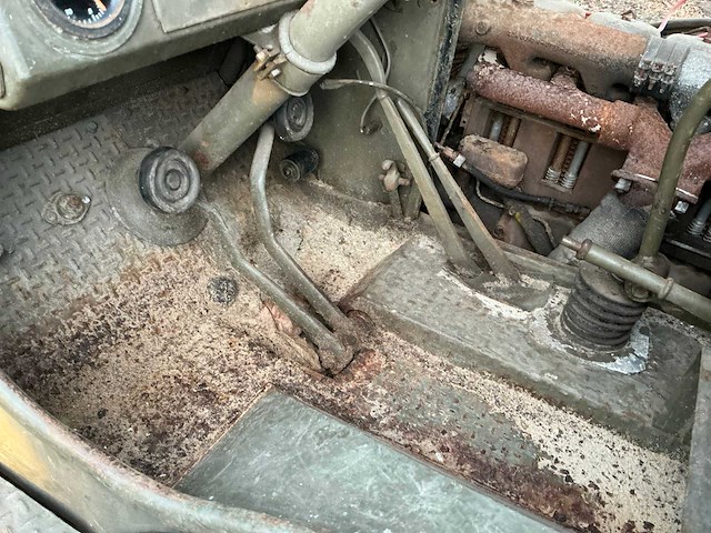 Daf ya 328 oldtimer 6x6 aangedreven wegenbelasting en apk vrij diesel motor! - afbeelding 19 van  35