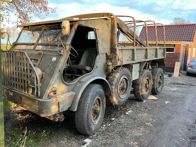 Daf ya 328 oldtimer 6x6 aangedreven wegenbelasting en apk vrij diesel motor! - afbeelding 2 van  35