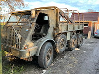 Daf ya 328 oldtimer 6x6 aangedreven wegenbelasting en apk vrij diesel motor! - afbeelding 12 van  35