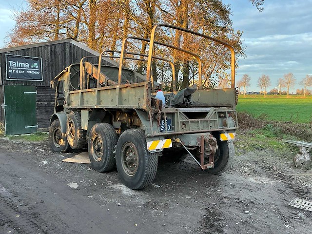 Daf ya 328 oldtimer 6x6 aangedreven wegenbelasting en apk vrij diesel motor! - afbeelding 31 van  35