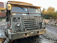 Daf ya 328 oldtimer 6x6 aangedreven wegenbelasting en apk vrij diesel motor! - afbeelding 34 van  35