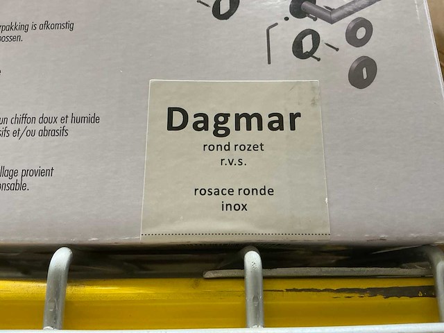 Dagmar rond rozet deurbeslag (16x) - afbeelding 2 van  3