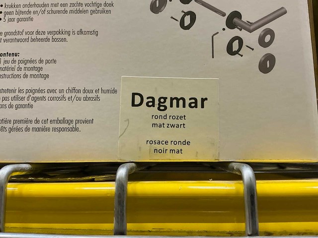 Dagmar rond rozet deurbeslag (16x) - afbeelding 2 van  2
