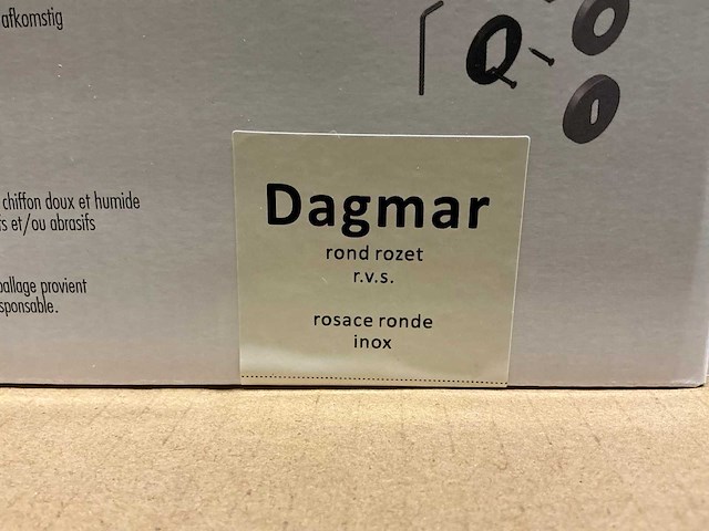 Dagmar rond rozet deurbeslag (48x) - afbeelding 3 van  3