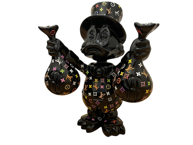 Dagobert duck beeld, lior24, 2025 - afbeelding 3 van  6